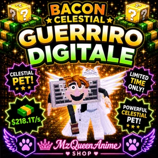 Kick A Lucky Block 🔥 Bacon Guerriro Digitale Celestial | 218.1T/s