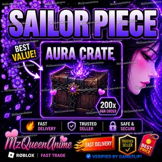 Sailor Piece Aura Crate x200
