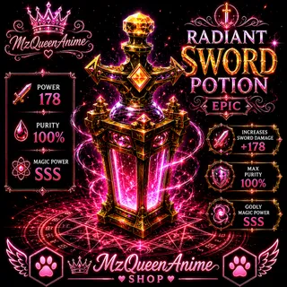 Wizard Alchemy ✨ Radiant Sword Potion | 100% Purity SSS