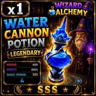 Water Cannon Potion SSS - Wizard Alchemy