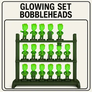 glowing bobblehead set