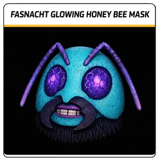 glowing honey bee mask