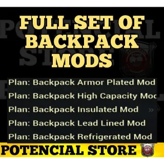 ⏰️All 5 Mods Backpack