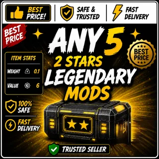 Any 5 Two-Star Legendary Mods