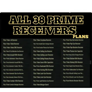 All 38 Prime Receivers
