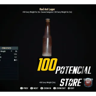 100 Rad Ant Lager