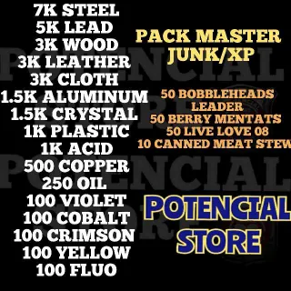 Pack Master Junk/XP