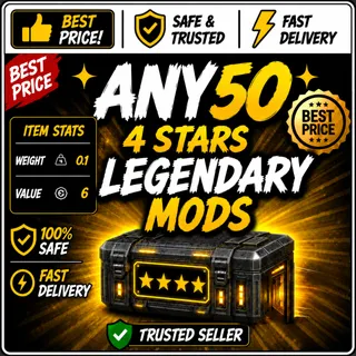 Any 50 Four-Star Legendary Mods