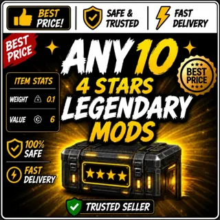 Any 10 Four-Star Legendary Mods