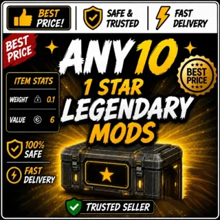 Any 10 One-Star Legendary Mods