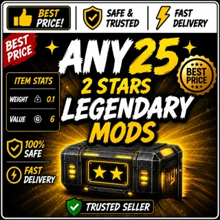 Any 25 Two-Star Legendary Mods