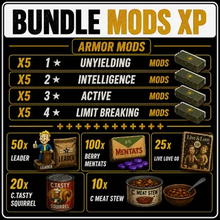 Bundle mods XP
