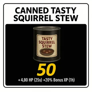 Canned Tasty Squirrel Stew 