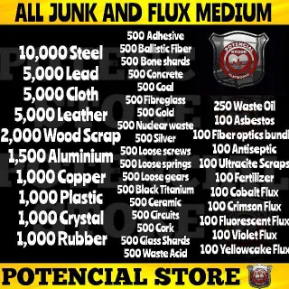All Junk And Flux Medium