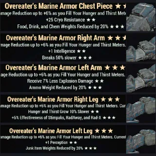 Overeaters Marine Set 🤖