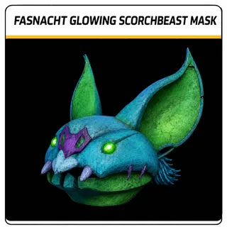 glowing scorchbeast mask