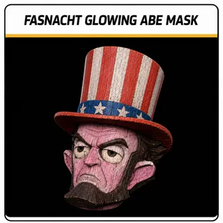 glowing abe mask
