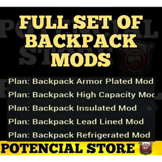 ⏰️All 5 Mods Backpack