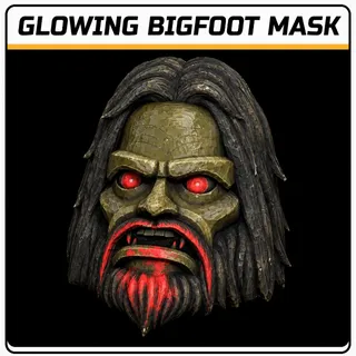 glowing bigfoot mask