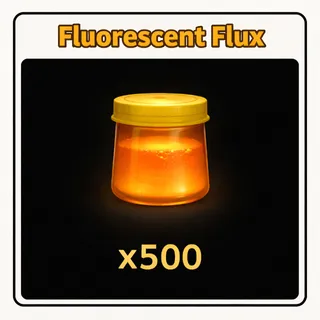 Fluorescent flux 