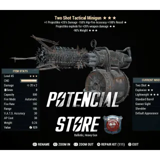 TSE90 Minigun 