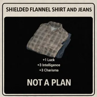 Shielded Flannel Shirt and Jeans