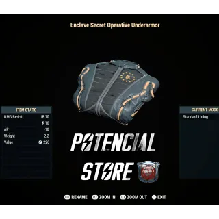 Enclave Secret Operative Underarmor 