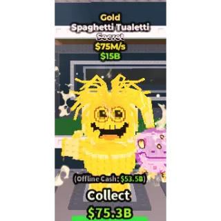 Gold Spaghetti tualetti 75m/s