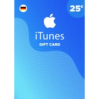 €25.00 iTunes  GERMANY / DEUTSCHLAND