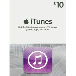 €10.00 iTunes  GERMANY / DEUTSCHLAND