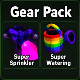 Grow a Garden 2 - Gear Pack (1000 Super Watering Can & 1000 Super Sprinklers)