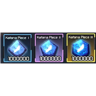 Broken Blade - 1M Katana Pieces (I,II,III)