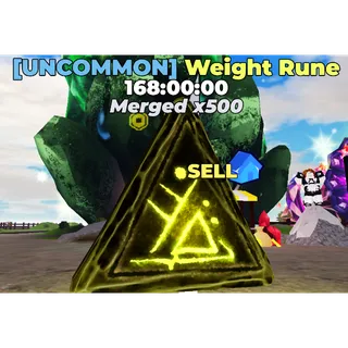 Mine a Mountain - 7 Days Weight Rune (2x carry weight) | Merged x500 | 168:00:00 |