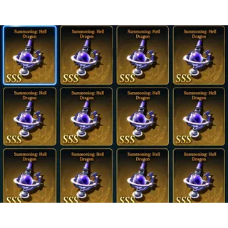 Wizard Alchemy – Summon Hell Dragon Potion (Legendary) | SSS Grade | Max Purity 100%