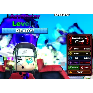 Defend ur base with anime - Arrancar Level 7 Hashiromo [940K Dmg] Trait: Corrupted
