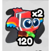 +1 Muscle to Arm Wrestle - 2X Secret Robber Parrot (X120 Multiplier)
