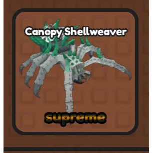 Catch Bugs - Supreme Canopy Shellweaver 1000kg+