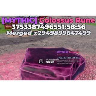 Mine a Mountain - Infinite Time Colossus Rune