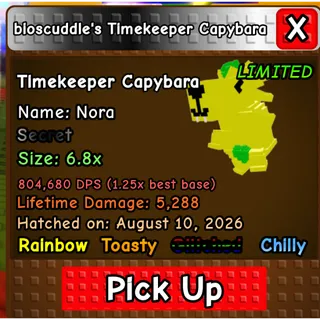 Capybaras VS Plants - 800K DPS Rainbow Timekeeper Capybaras