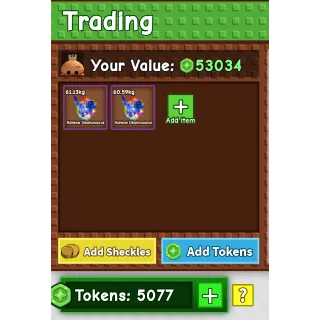 2x Rainbow hatched Dilophosaurus + 15 sec peacock 