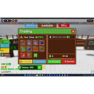 Rainbow hatched OP pet bundle + 15 sec peacock + my whole inventory 