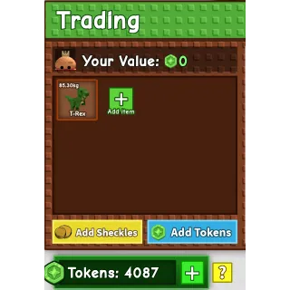 Titanic T-rex 85+kg NM