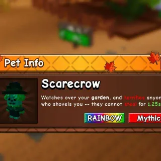 Rainbow Scarecrow