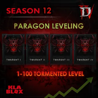 DIABLO4 1-100 POWERLEVELING PARAGON SEASON 12