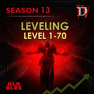 DIABLO4 1-70 SEASON + T10 UNLOCK 13