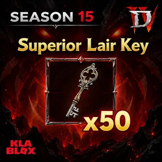 Diablo4 Superior Lair Key x50 SEASON15