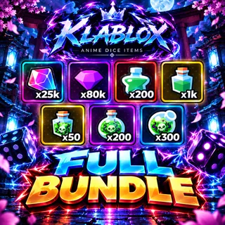 Anime Dice Full Bundle | Gems, Potions & Rare Items Pack | Fast Delivery 