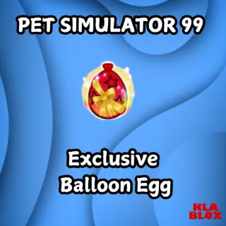 Exclusive Balloon Egg