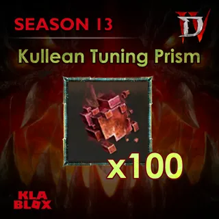 Diablo4 Kullean Tuning Prism x100