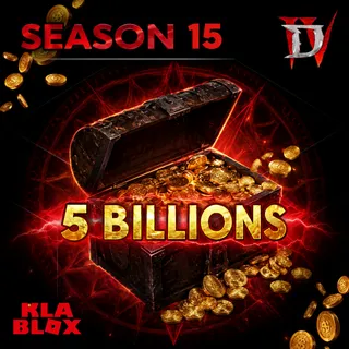 Diablo4 5B Gold SEASON 15